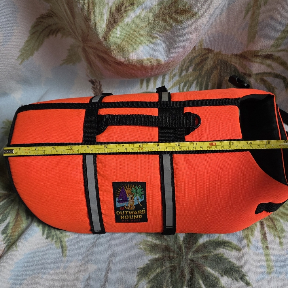 Outward Hound Dog Life Jacket in Orange